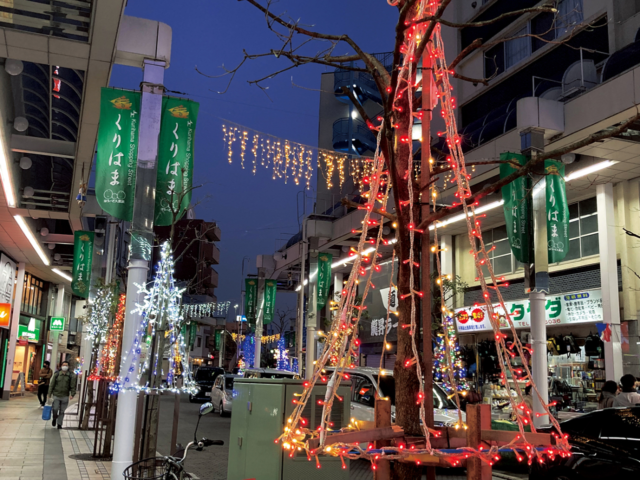 久里浜のクリスマスを彩るイルミネーション（2023年12月1日号横須賀・三浦・湘南版）